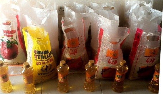 Preparing some foodstuff for distribution