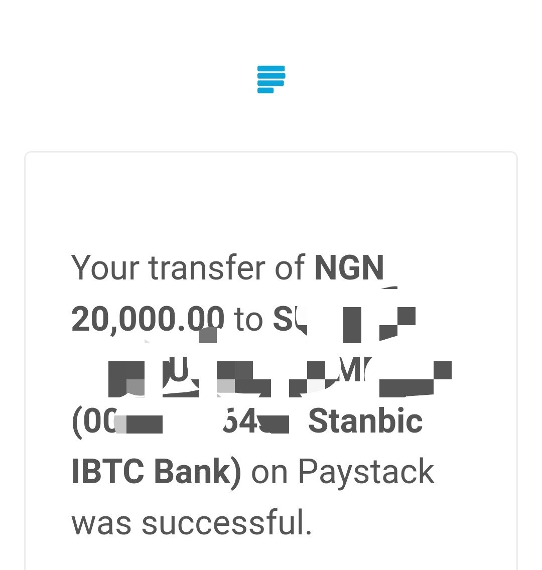 We gave 20k to family man for Xmas